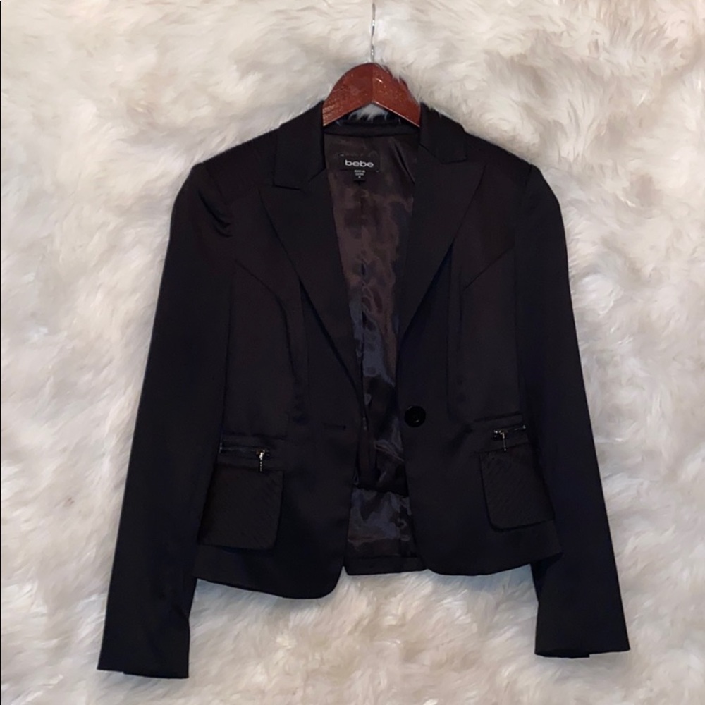 Black Bebe Blazer